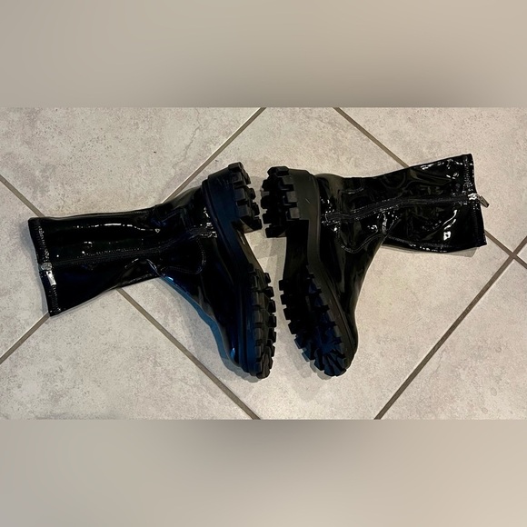 Schultz Patent Leather Above Ankle Boots - Picture 2 of 5